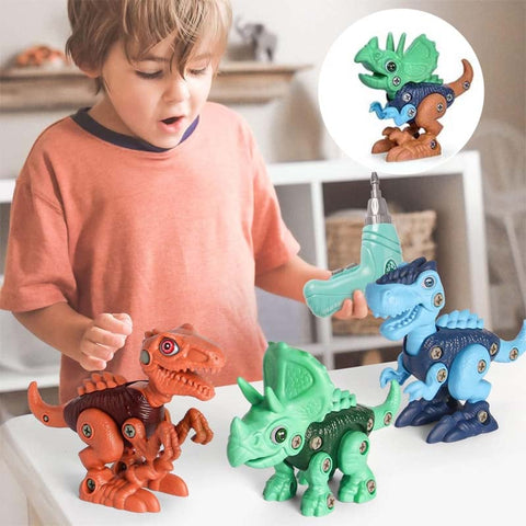 Juguete de construcción de dinosaurios para niños