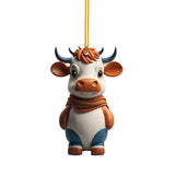 Ornement décoratif vache dessin animé