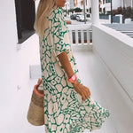 Robe imprimée à manches courtes✨