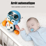 Jouet musical pingouin rampant