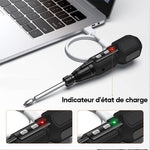 Tournevis portable multifonctionnel rechargeable