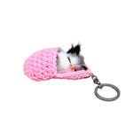 Porte-clés Chaton endormi mignon