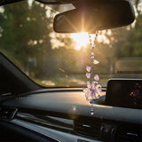 Pendentif Fleur Élégant pour Rétroviseur de Voiture
