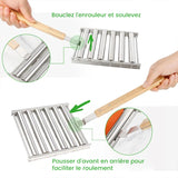 Rouleau à Hotdogs en Acier Inoxydable Rack à Rouleaux de Saucisses