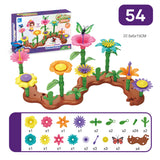 Jouets de construction du jardin de fleurs
