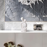 Ornement décoratif de couple câlin