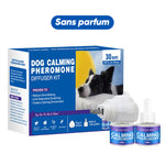 Ensemble diffuseur de phéromones apaisantes pour animaux (versions chat et chien)