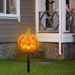 Lampe de sol en forme de citrouille pour Halloween