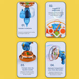 Pistolet à bulles à coussin de vent dinosaure