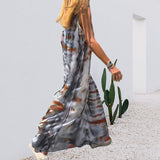 robe gilet imprimée