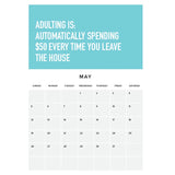 Calendrier 2024 Adulting is hard