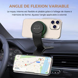 Chargeur sans fil magnétique pliable 2 en 1 pour voiture