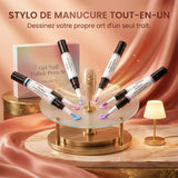 Stylo d'art sur ongles à séchage rapide