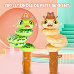 Jouets en forme de serpent sifflant et torsadé