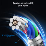 Ligne de charge rapide à absorbeur magnétique