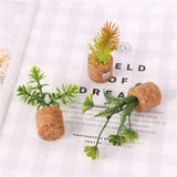 Mini Plante Décoratif Polyvalent de Voiture et Frigo