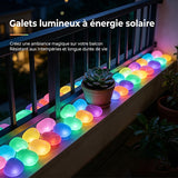 Pierres de jardin phosphorescentes