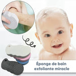 Éponge exfoliante magique pour le bain