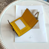 Portefeuille court coloré