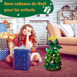Arbre de Noël en bâtonnets torsadés