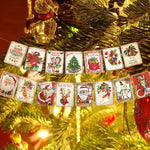 Cartes de Noël à l'Aquarelle Vintage
