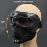 Masque de casque d'horreur de crâne