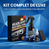 Kit de rénovation de phares pour jaunissement et oxydation