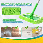 Recambios de almohadillas de chenilla para uso doméstico: cabezales de recambio para fregonas para la limpieza de suelos.