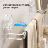 Porte-serviettes à ventouses