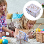 Boîte en fer-blanc de décoration de Pâques
