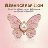Boucle de taille papillon perle