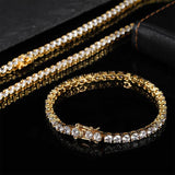 Bracelet en zirconium super brillant
