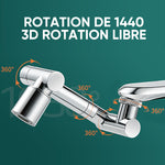 Robinet à Filtre Anti-éclaboussures Rotatif