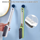 Brosse à récurer liquide 2 en 1