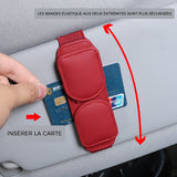 Porte-lunettes de soleil pour pare-soleil de voiture