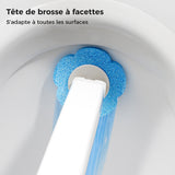 Système de nettoyage des toilettes à usage unique