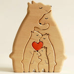Ornement puzzle en bois DIY