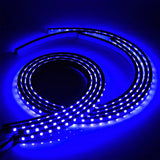 Bande LED flexible RVB étanche pour châssis de voiture(4pcs)
