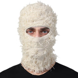 Masque en tricot farfelu