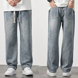 Jean droit ample pour homme