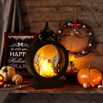 Lanterne Bougie LED Halloween Vintage