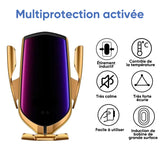 Support pour  portable avec chargeur sans fil pour voiture