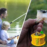 Hameçons de pêche en tandem anti-enchevêtrement avec organisateur