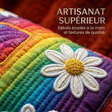 Sac de Voyage Matelassé à Motif Floral