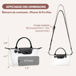 Sac à main en PVC transparent