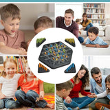 🔥Jeu d'échecs Chain Triangle, 2 à 4 joueurs