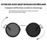 Lunettes de soleil polarisées réglables Sakerplus pour l'extérieur