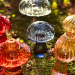Vase à bourgeons champignon en verre fait main