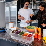 Set de plateaux à condiments surgelés