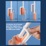 Brosse à Pot Rotative à Deux Têtes